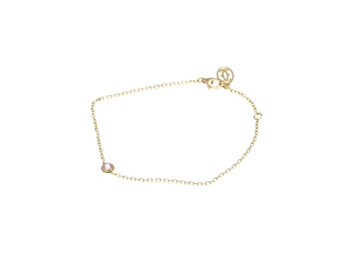 Cartier Saphirs Légers de Cartier Pink Gold Sapphire Charm Bracelet Golden  ref.1493892