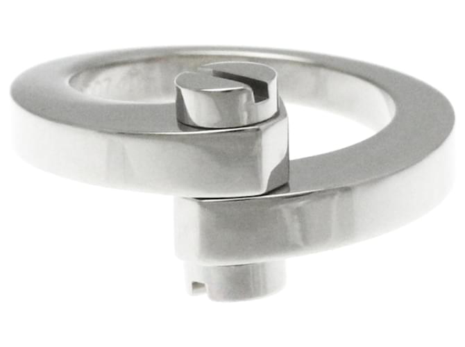 Cartier Menott Ring in 18K White Gold Silvery  ref.1493998