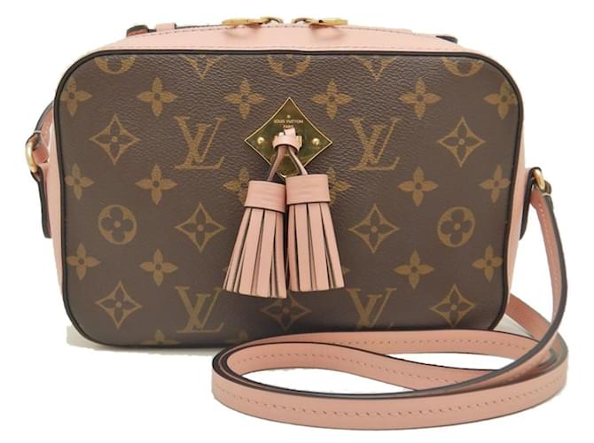 Saintonge Schultertasche Monogram Louis Vuitton Pink Monogramm  