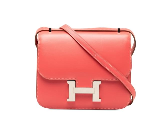 Borsa a Spalla Constance 3 di Hermès Rosa Pelle  ref.1494122