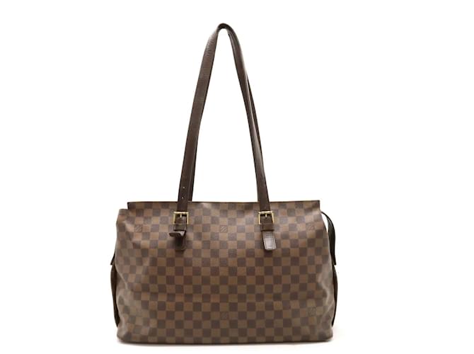 Sac à main Chelsea Damier Louis Vuitton Toile Damier ebène  ref.1494127