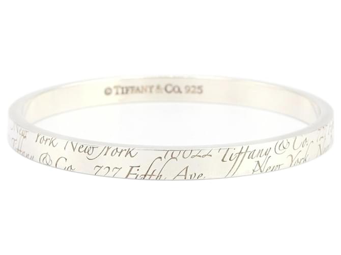 Tiffany & Co Tiffany Sterling Silver Bangle Silvery  ref.1494203