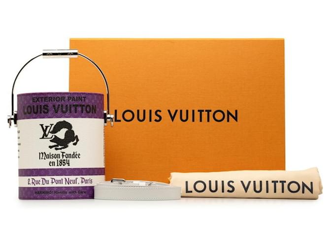 Louis Vuitton Paint Can Shoulder Bag Purple Cloth  ref.1494242