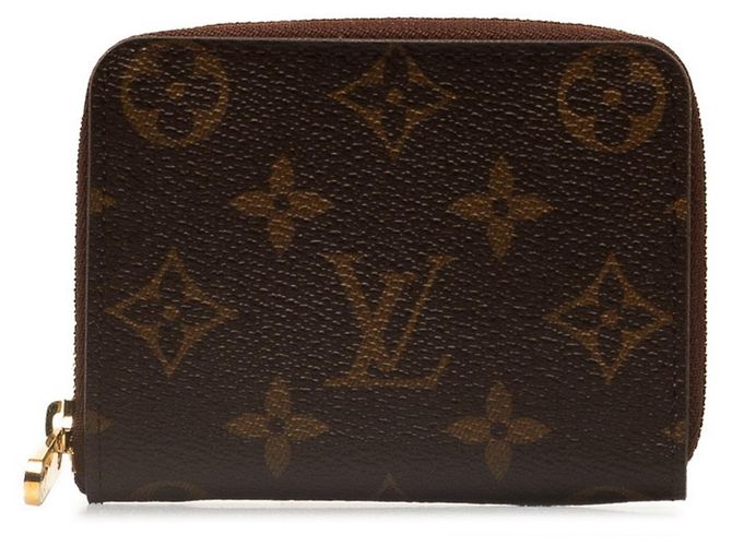 Porte-monnaie Zippy Monogram Louis Vuitton Marron