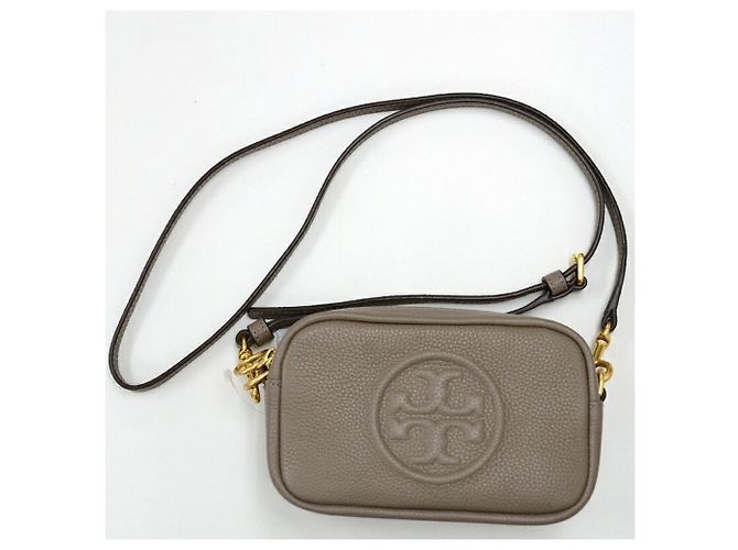 Bolsa de câmera de couro Tory Burch