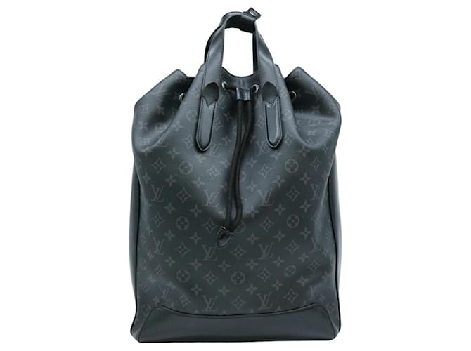 Louis Vuitton Monogram Eclipse Backpack Black Cloth  ref.1494489