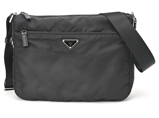 Prada Re-Nylon Shoulder Bag Black Cloth  ref.1494508