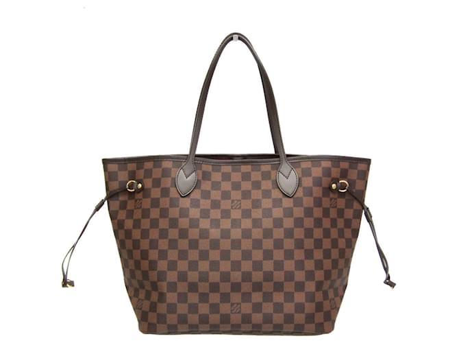 Louis Vuitton Damier Neverfull MM Tote Bag Damier ebene Cloth  ref.1494529