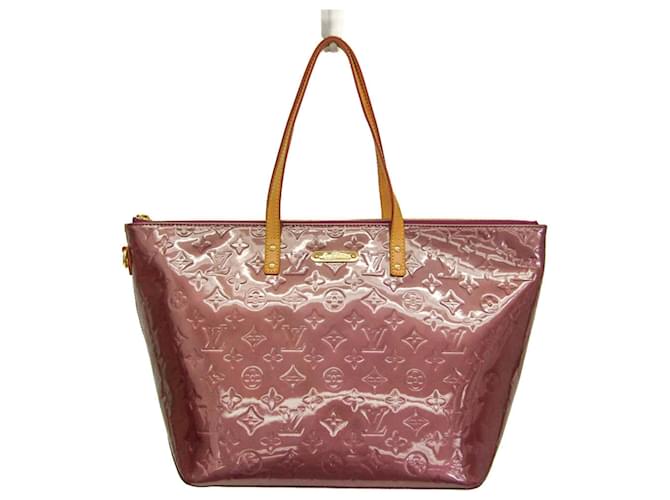 Louis Vuitton Monogram Vernis Bellevue GM Tote Bag Lila Lackleder  ref.1494531