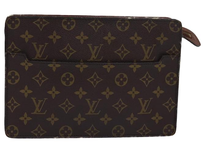 LOUIS VUITTON Monogram Pochette Herren Clutch Tasche M51795 LV  