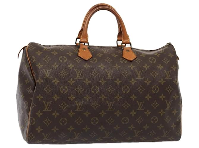 LOUIS VUITTON Sac à main Monogram Speedy 40 M41522 LV Auth 80448 Toile Monogramme  ref.1494754