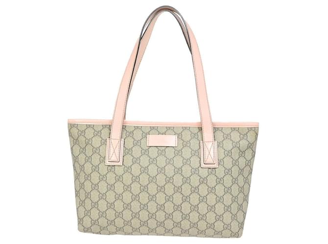 Gucci GG Suprême Toile Rose  ref.1494948