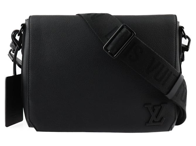 Louis Vuitton Takeoff Cuir Noir  ref.1494960