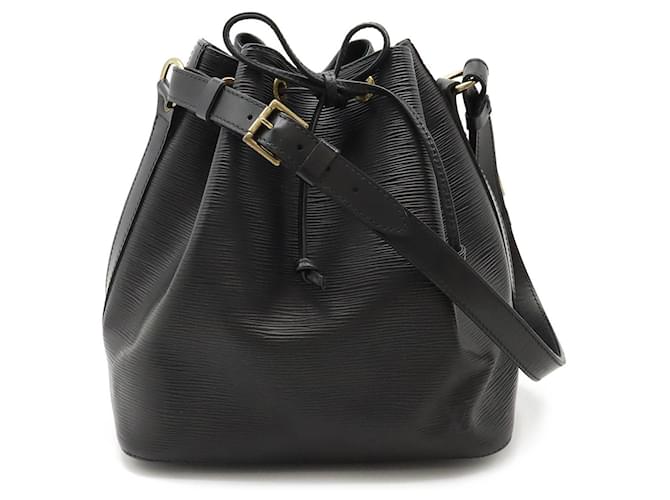 Noe Louis Vuitton Petit Noé Preto Couro  ref.1494991