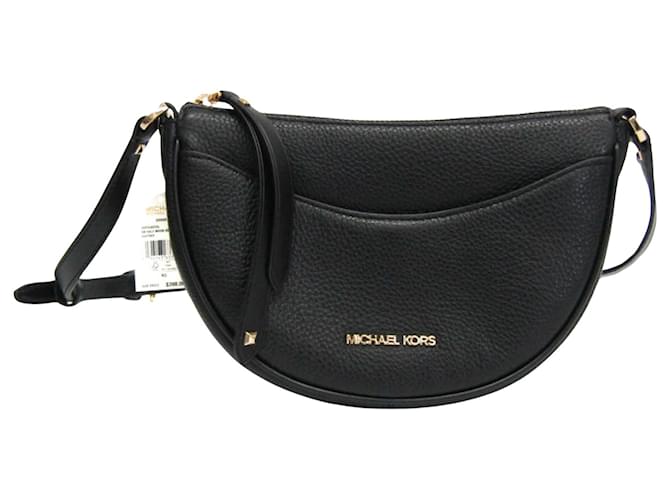 Michael Kors Dover Black Leather  ref.1494995