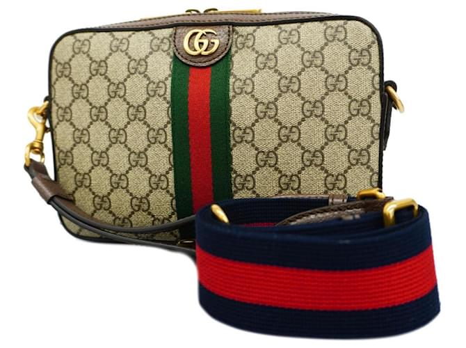 Gucci Ophidia Toile Marron  ref.1495007