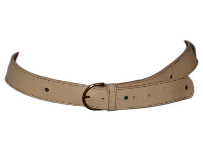 Gianni Versace leather belt beige 85 cm