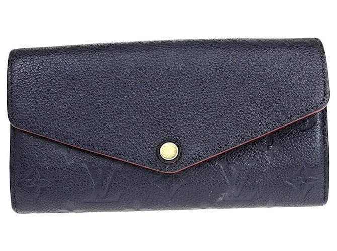 Louis Vuitton Sarah Cuir Bleu Marine  ref.1495145