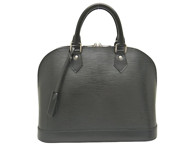 Louis Vuitton Alma Nero Pelle  ref.1495148