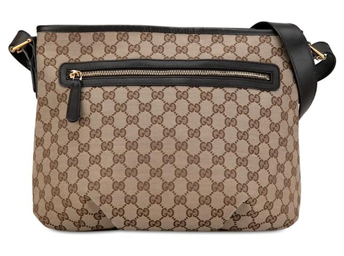 Canvas GG di Gucci Marrone Tela  ref.1495164