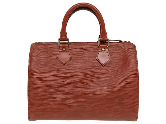 Louis Vuitton Speedy 25 Cuir Marron  ref.1495255