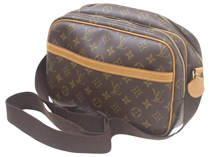 Reporter pm Louis Vuitton Marrone Tela  ref.1495275