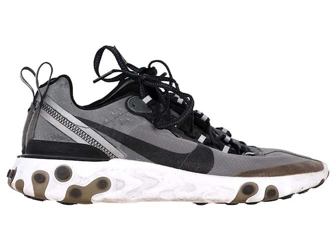 Sneakers Nike React Element 87 in sintetico nero antracite ref.1495443 Joli Closet