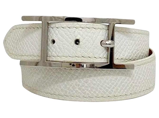 Hermès Behapi White Leather  ref.1496251