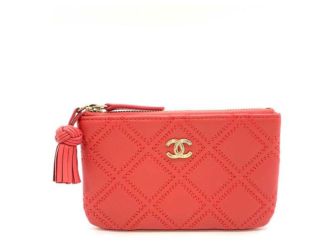 Bolso Mini de Cordero Chanel Rosa