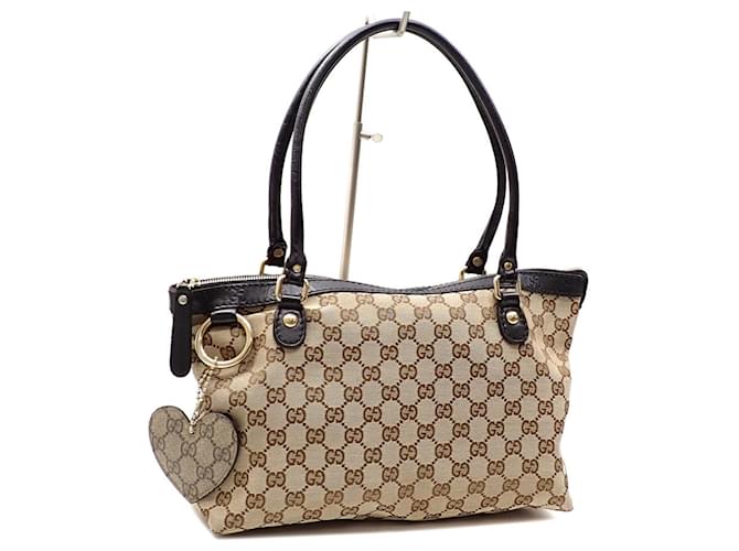 Canvas GG di Gucci Beige Tela  ref.1496396