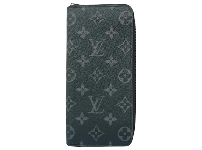 Louis Vuitton Zippy Wallet Vertical Black Cloth  ref.1496398