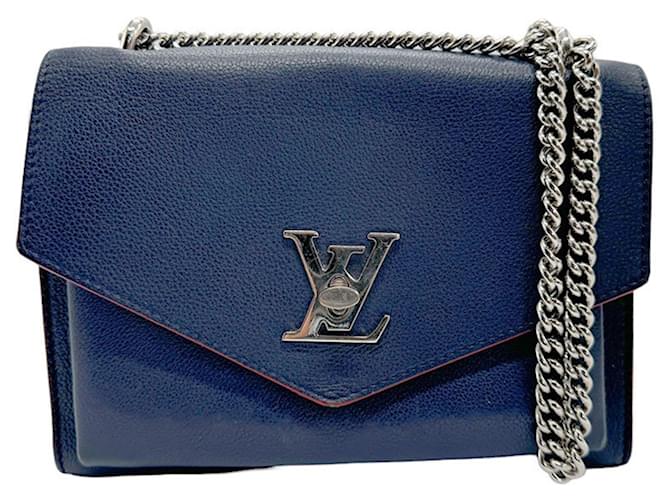 Louis Vuitton Mylockme Navy blue Leather  ref.1496487