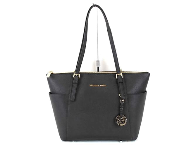 Michael Kors Jet set Black Leather  ref.1496532