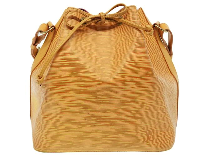 Noe Louis Vuitton Petit Noé Giallo Pelle  ref.1496561