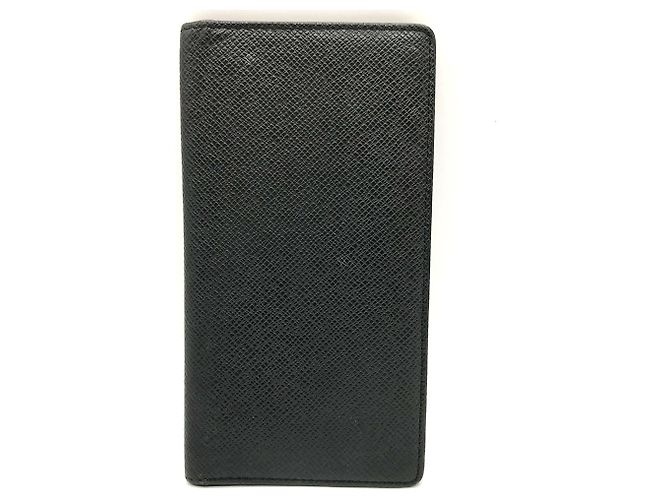 Louis Vuitton Taiga Long Wallet M30394 Black