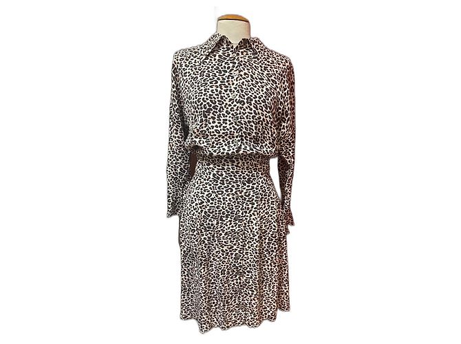Vestido Zadig & Voltaire com Estampa de Onça em Viscose Estampa de leopardo