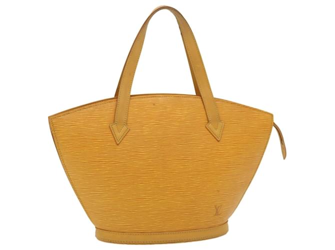 LOUIS VUITTON Epi Saint Jacques Hand Bag Yellow M52279 LV Auth 80657 Leather  ref.1498245