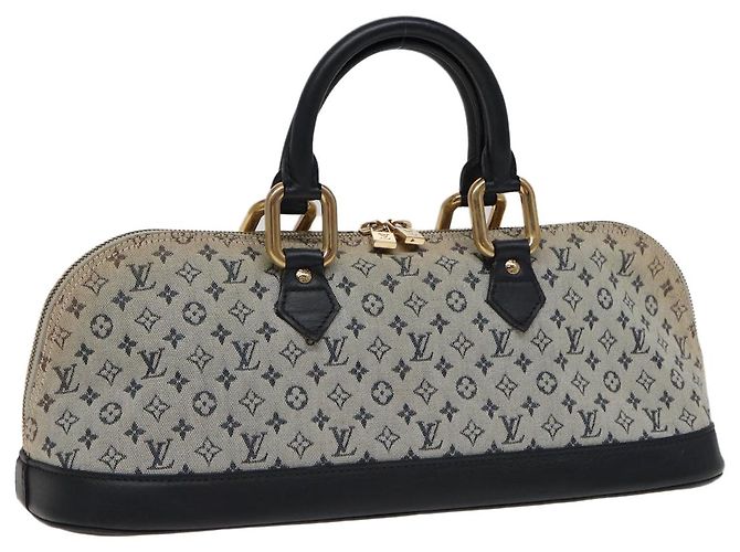 LOUIS VUITTON Monogram Mini Alma Ron Handtasche Blau M92205 LV 