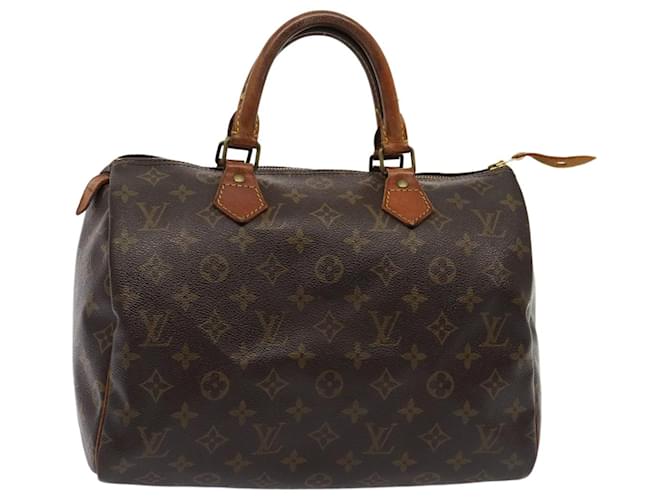 LOUIS VUITTON Monogram Speedy 30 Hand Bag M41526 LV Auth 80787 Cloth  ref.1498368