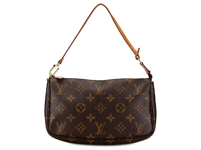 Sac à épaule Pochette Accessoires Monogram Louis Vuitton marron Cuir  ref.1498506