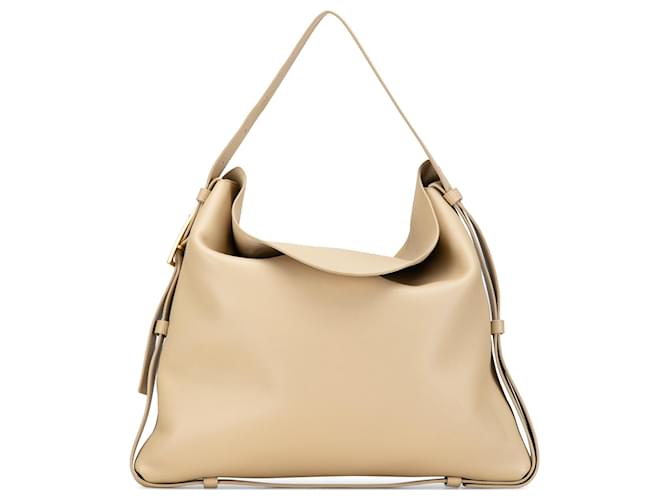 Sac à épaule Cradle Bottega Veneta beige Cuir  ref.1498591