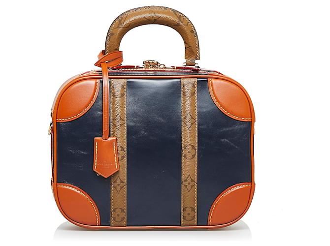 Blaue Louis Vuitton Monogramm Reverse Valisette PM Tasche Leder ref.1498709  - Joli Closet