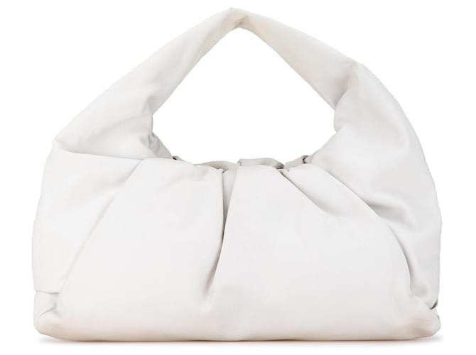 White Bottega Veneta Small The Shoulder Pouch Leather  ref.1498785