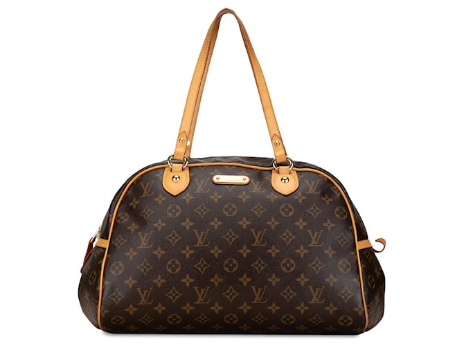 Sac à épaule Montorgueil GM Monogram Louis Vuitton marron Cuir  ref.1498901