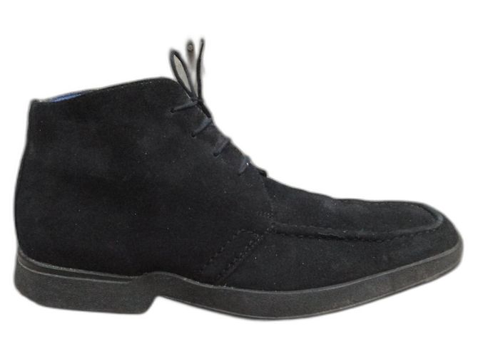 Kenzo Black Deerskin Ankle Boots