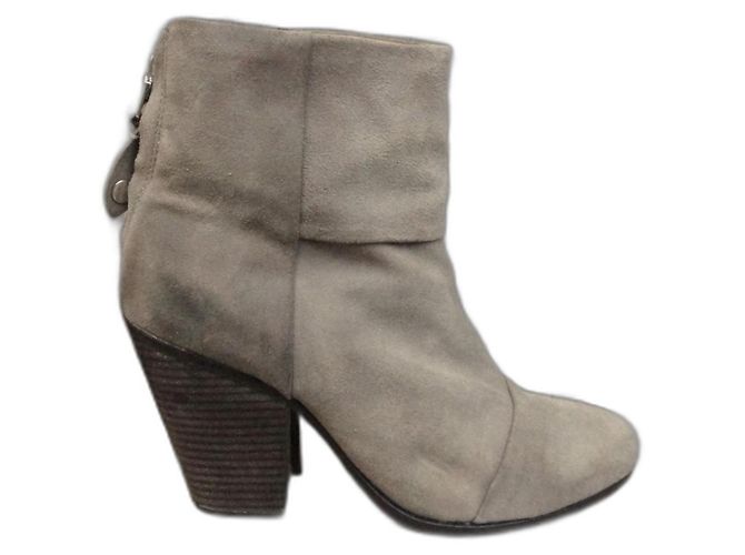 Botas Rag & Bone Bege em Nubuck