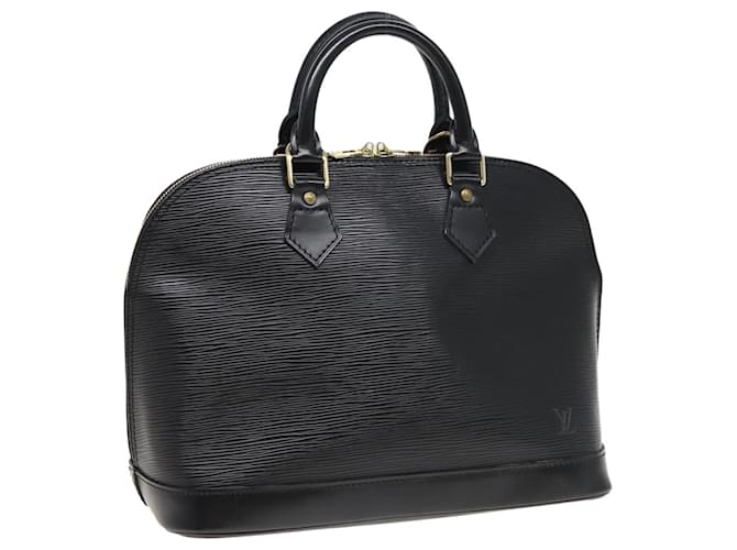 LOUIS VUITTON Borsa a Mano Epi Alma Nera M52142 LV Auth ep4778 Nero Pelle  ref.1502085