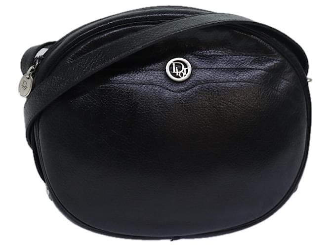 Borsa a spalla Christian Dior in pelle nera Auth 81014 Nero  ref.1502103