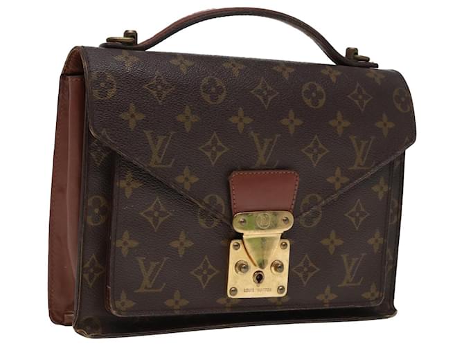 LOUIS VUITTON Monogram Monceau 26 Bolsa de Ombro M51187 LV Auth 79962 Monograma Lona  ref.1502763