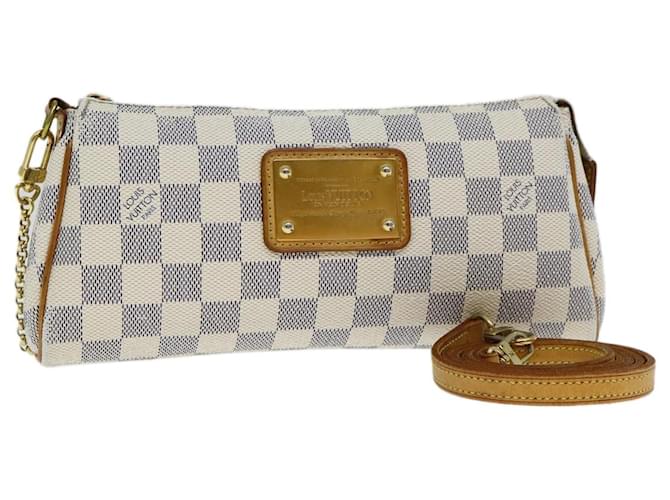 LOUIS VUITTON Damier Azur Eva Shoulder Bag 2way N55214 LV Auth 79935  ref.1502853